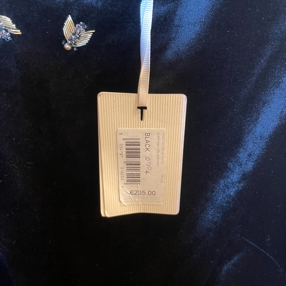 Elegant Black Queen Bee Ruffle Shift Dress Ted Baker NWT - Picture 8 of 16